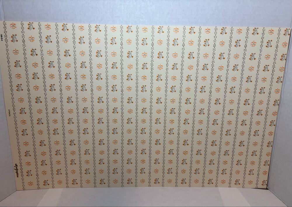 Vintage Dollhouse Miniature Wallpaper 1:12 Scale #10